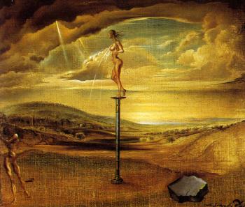Salvador Dali : Fountain of Milk Flowing Uselessly on Three Shoes